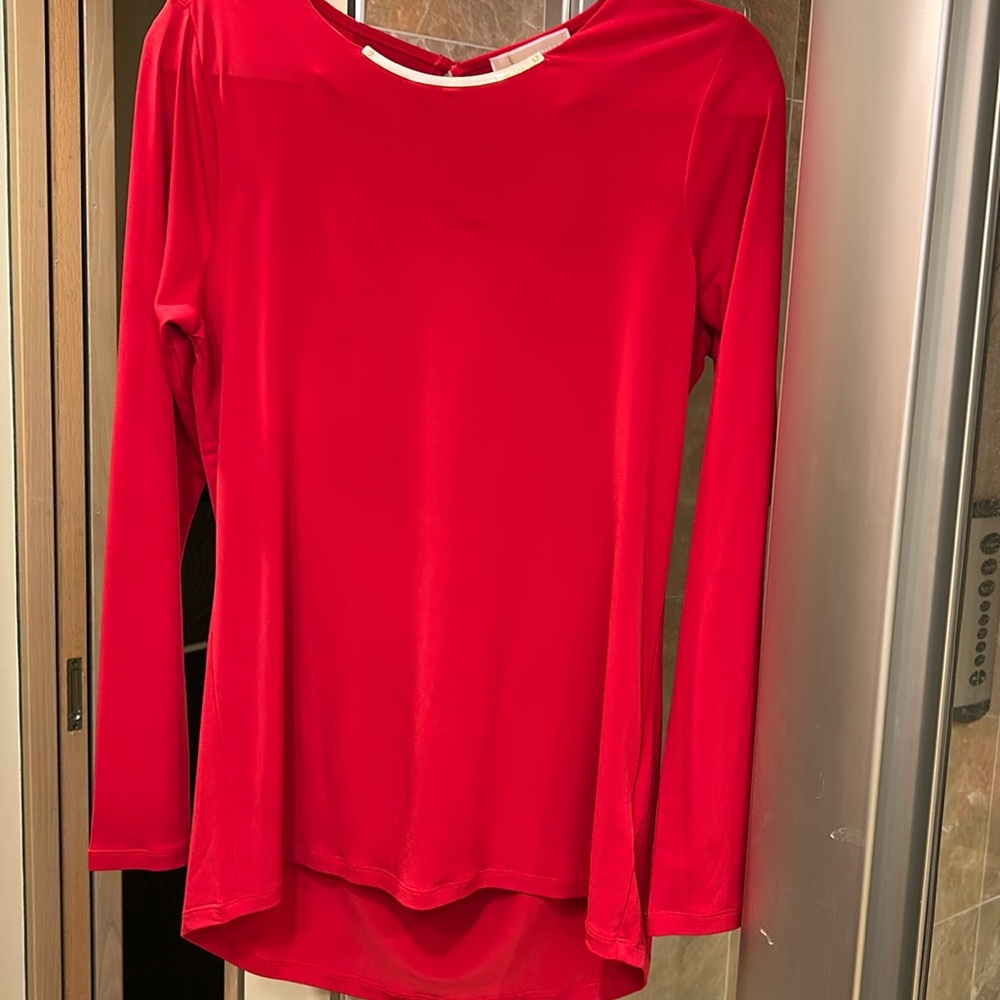 Michael Kors red top